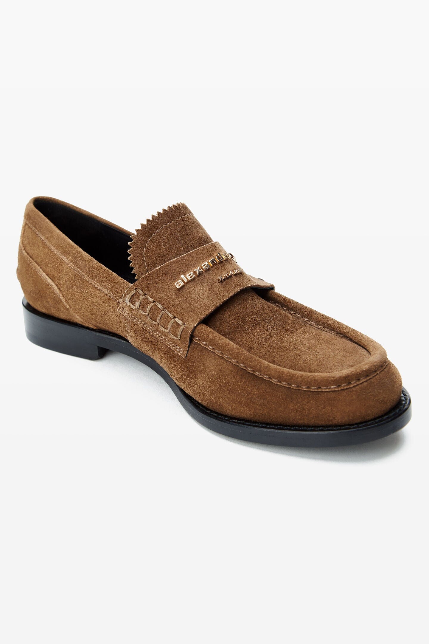 ALEXANDER WANG CARTER LOAFER IN BROWN SHOES ALEXANDER WANG 