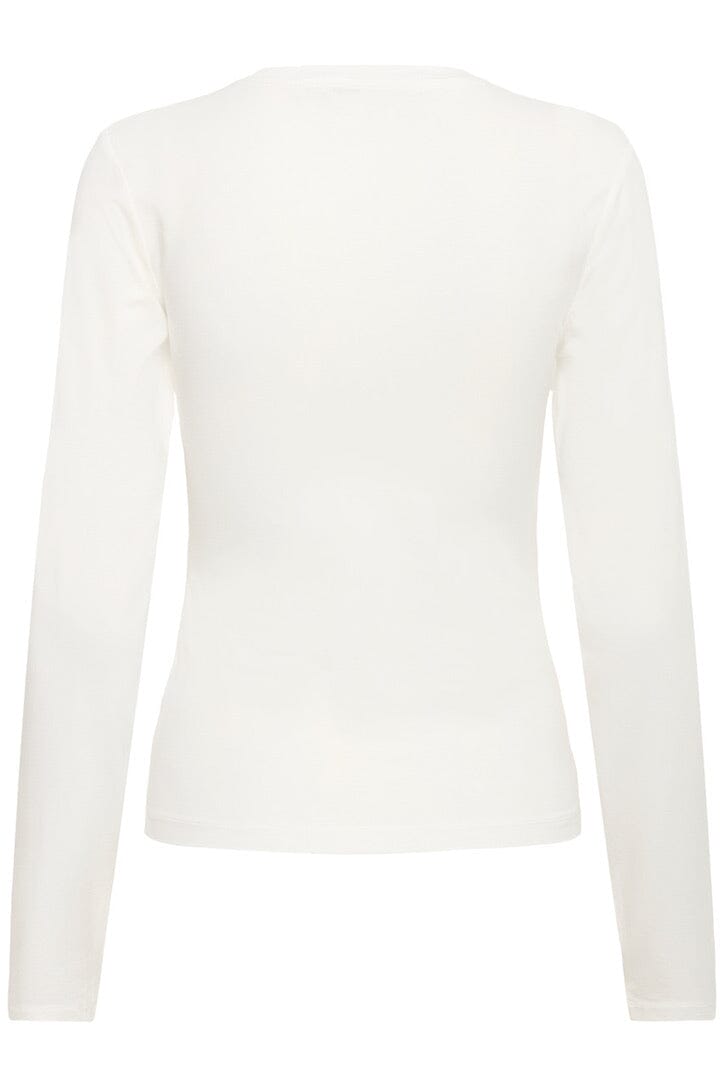 TIMA LS TEE IN BRIGHT WHITE T-SHIRT GESTUZ 