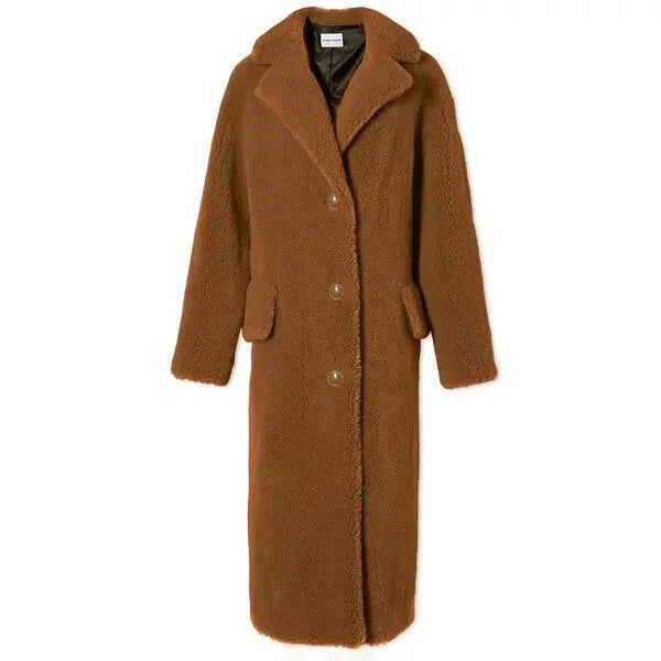 TAYLA LONG TEDDY STYLE COAT COAT STAND STUDIO 