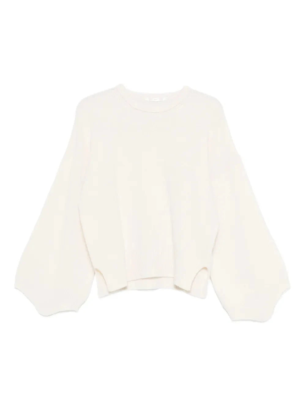 GANNI PUFF SLEEVE SWEATSHIRT IN OFFWHITE sweatshirt GANNI 
