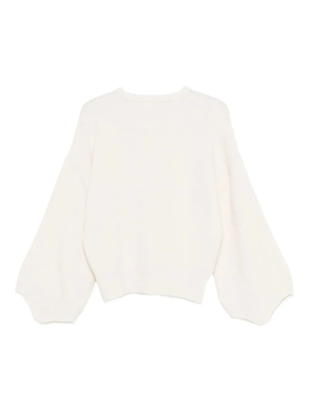 GANNI PUFF SLEEVE SWEATSHIRT IN OFFWHITE sweatshirt GANNI 