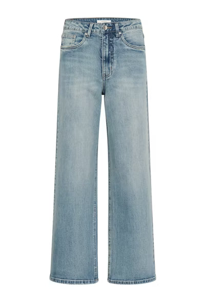 ZOLANI HW WIDE JEANS IN WASHED BLUE JEANS GESTUZ 