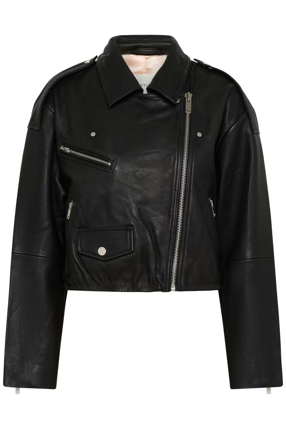 DIANA LEATHER JACKET IN BLACK JACKET GESTUZ 