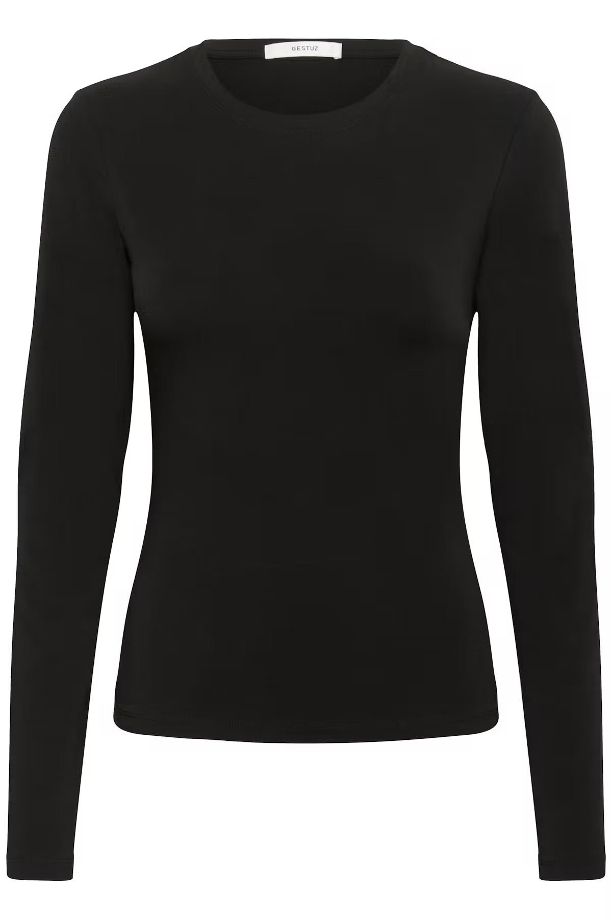 MIDA LS TOP IN BLACK TOP GESTUZ 