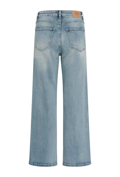 ZOLANI HW WIDE JEANS IN WASHED BLUE JEANS GESTUZ 