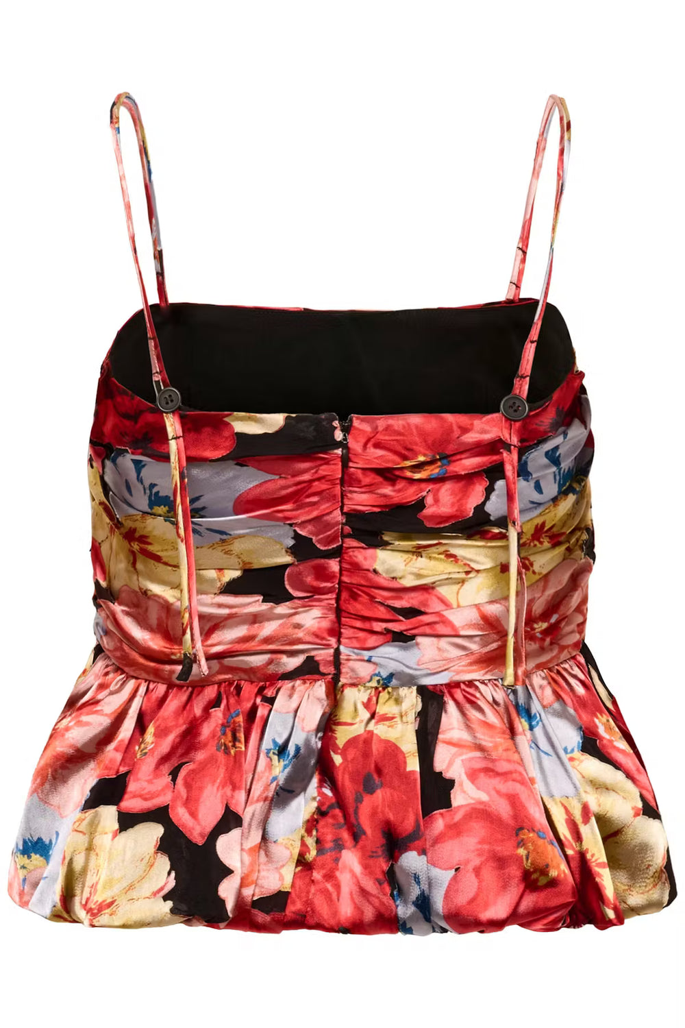 SIGRIDA P SILK TOP IN DESSERT FLOWER MULTI TOP GESTUZ 