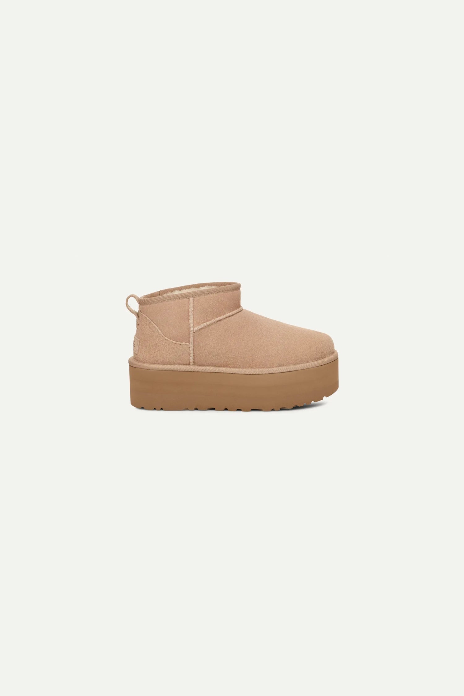 CLASSIC ULTRA MINI PLATFORM IN SAND SHOES UGG 