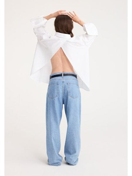 BACK SLIT SHIRT IN WHITE SHIRT ROHE 