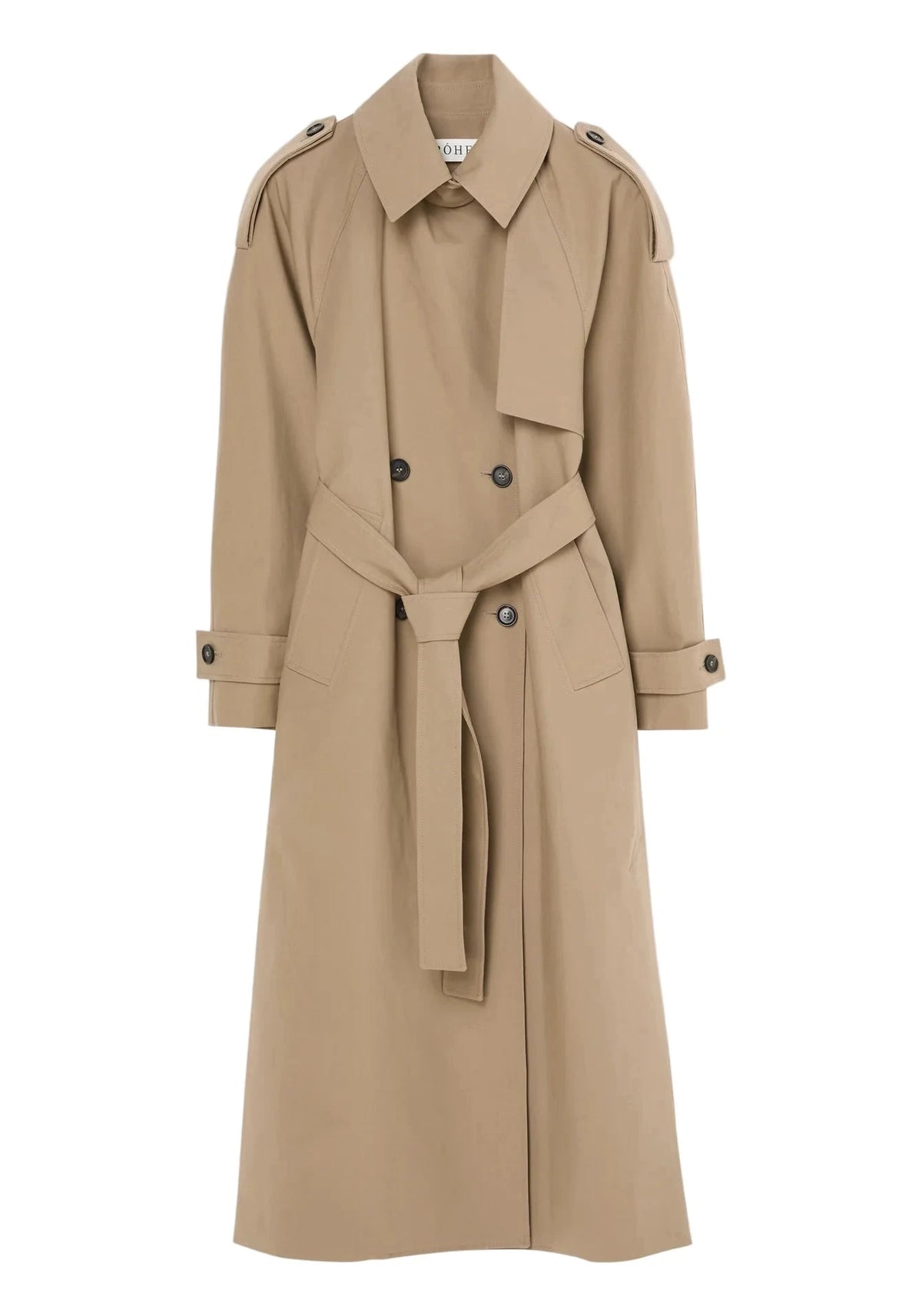 OVERSIZED CLASSIC TRENCH CLAY JACKET ROHE 