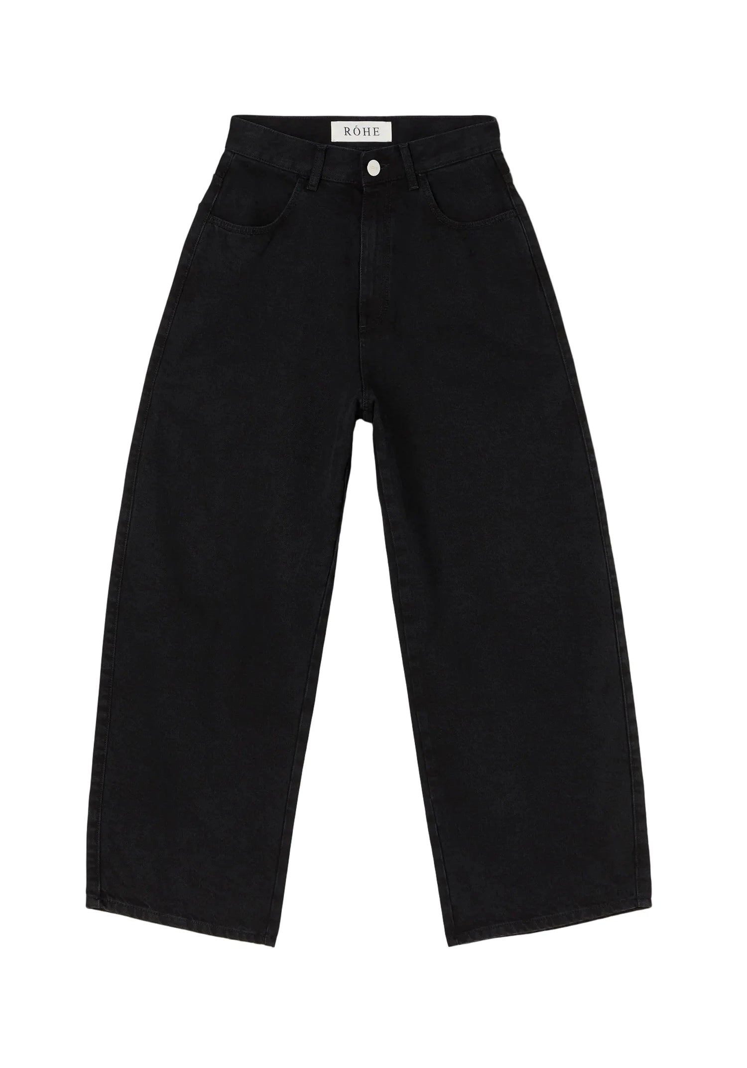 BARREL LEG DENIM IN BLACK JEANS ROHE 