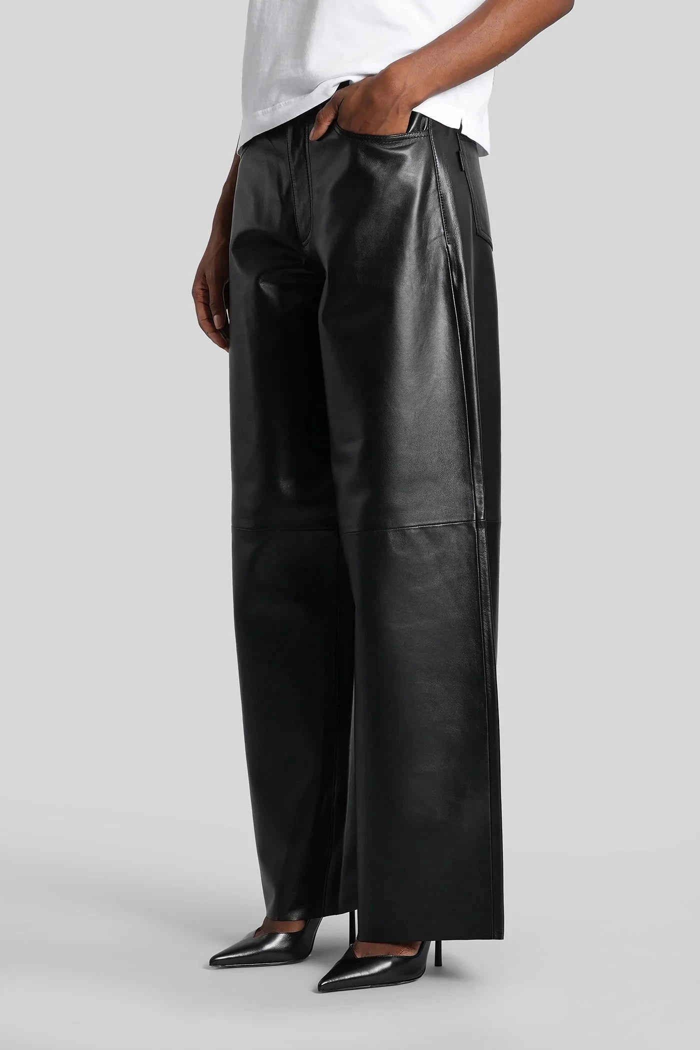 BETHANY LEATHER PANTS BLACK PANT HAIKURE 
