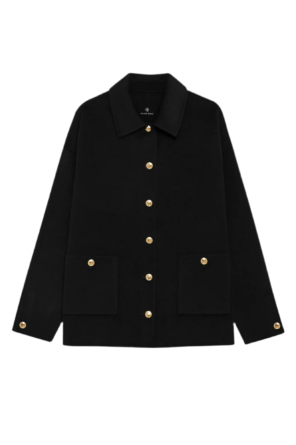 LUCA JACKET IN BLACK CASHMERE BLEND