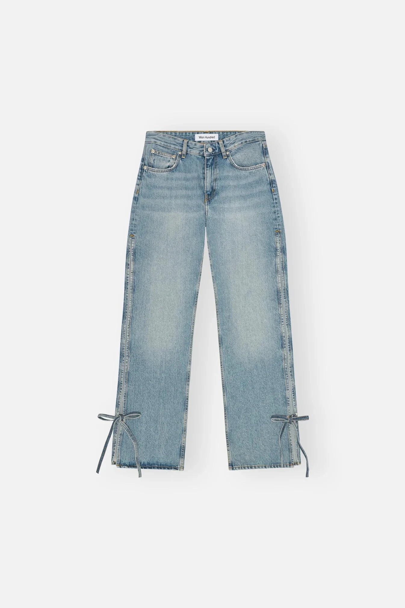 BAGGY STRING JEANS IN WASH18 JEANS WON HUNDRED 