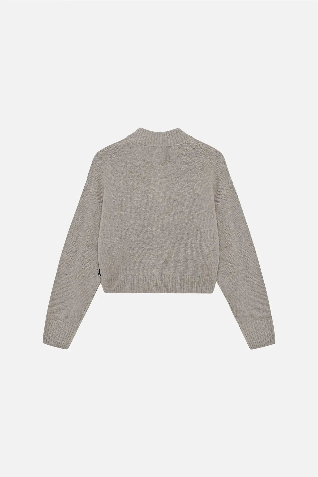 ALEA CASHMERE KNIT CARDIGAN FROST IN GRAY CARDIGAN WON HUNDRED 
