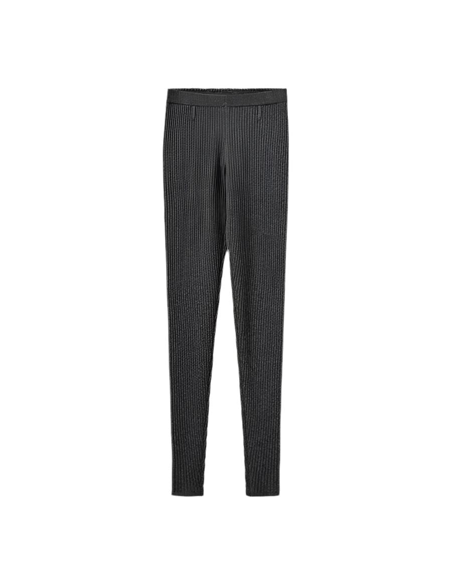 COMO KNITTED LEGGING IN GREY LEGGING THE GARMENT 