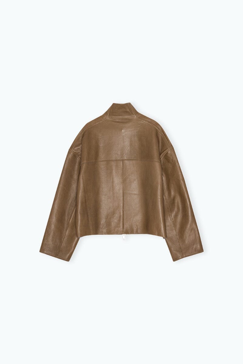 BONDED LEATHER JACKET JACKET REMAIN 