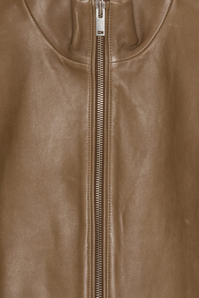BONDED LEATHER JACKET JACKET REMAIN 