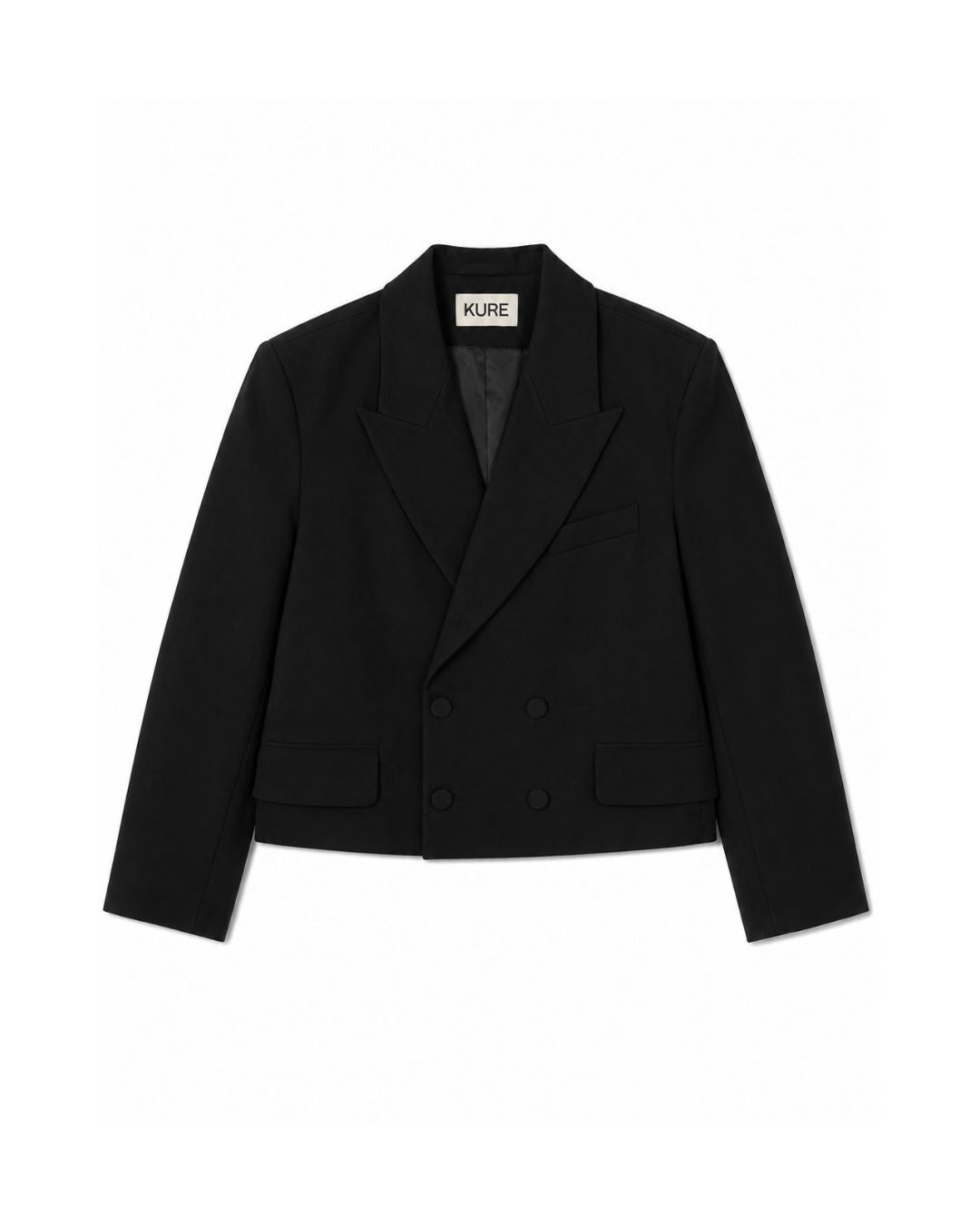 BOXY BLAZER IN BLACK BLAZER KURE 