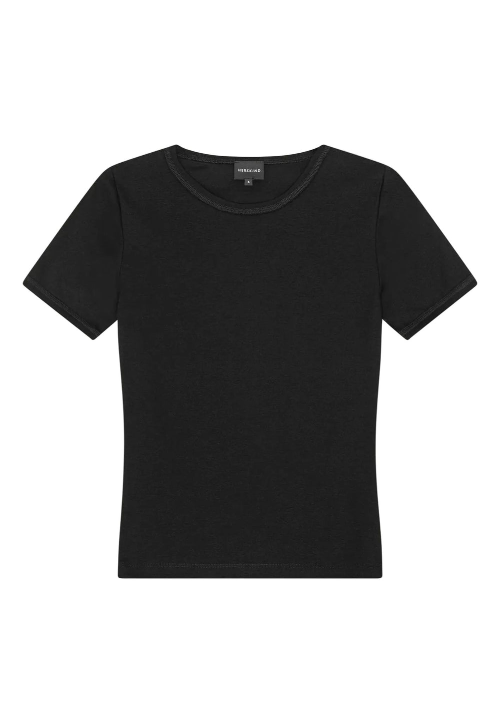 RIVER T-SHIRT IN BLACK T-SHIRT HERSKIND 