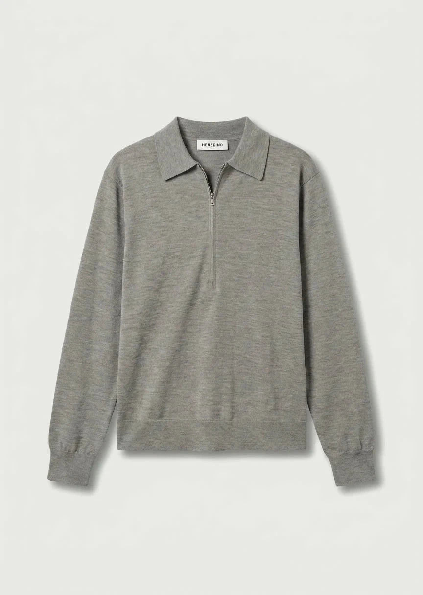 AGATHA CASHMERE KNIT IN LIGHT GREY KNIT HERSKIND 