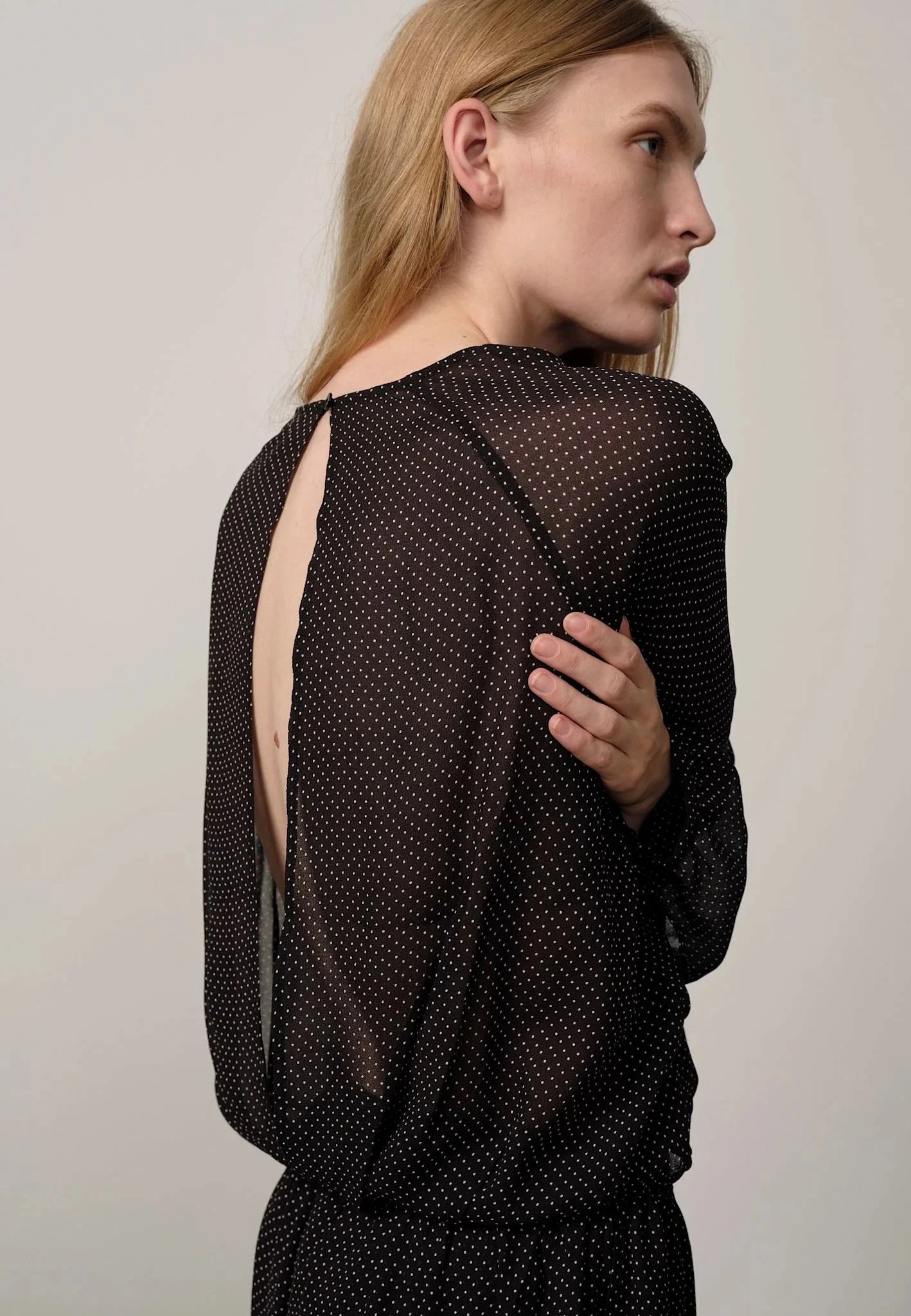 CATERINA BLOUSE IN POLKA TOP HERSKIND 