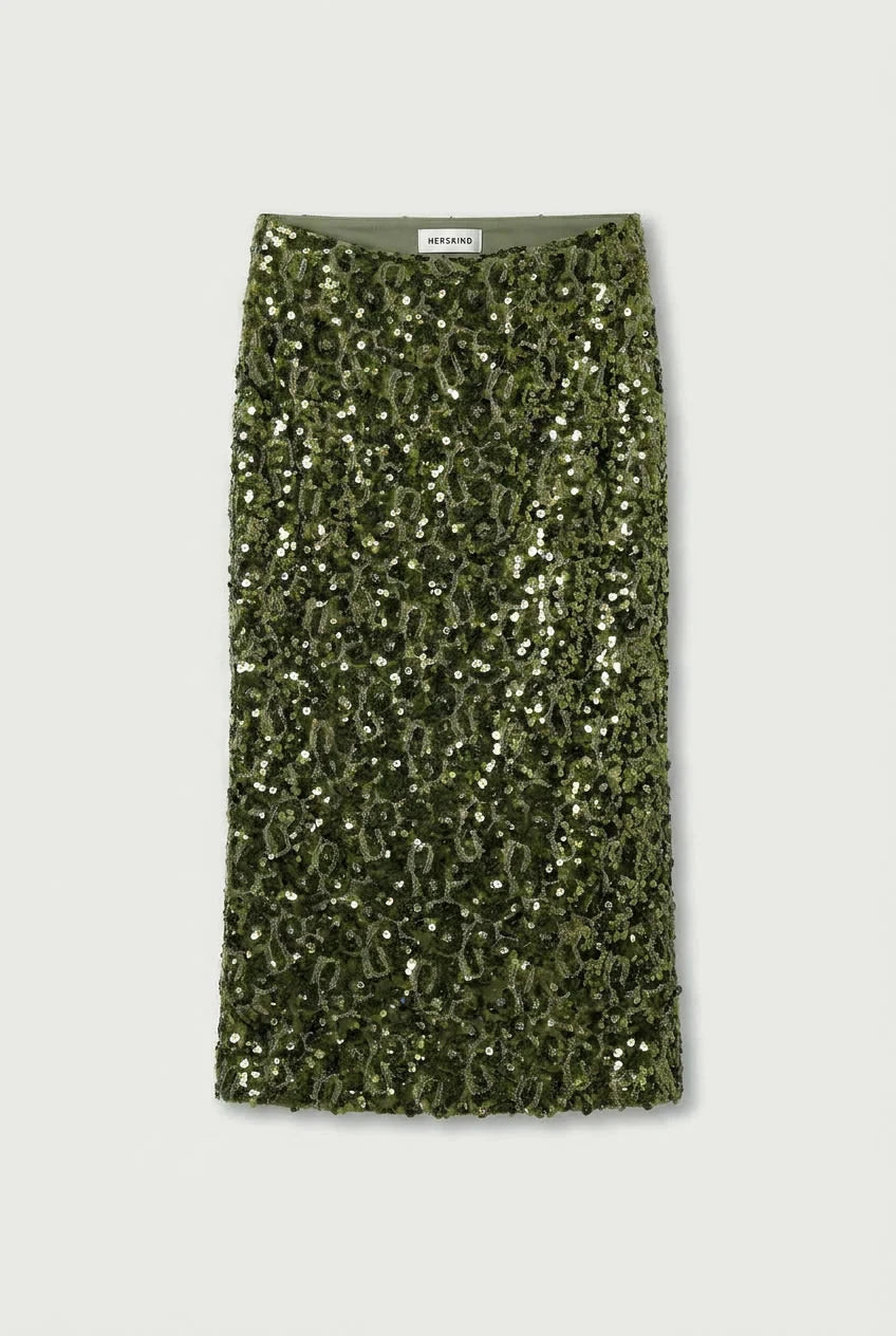 ANDA SKIRT IN CALLA GREEN SKIRT HERSKIND 