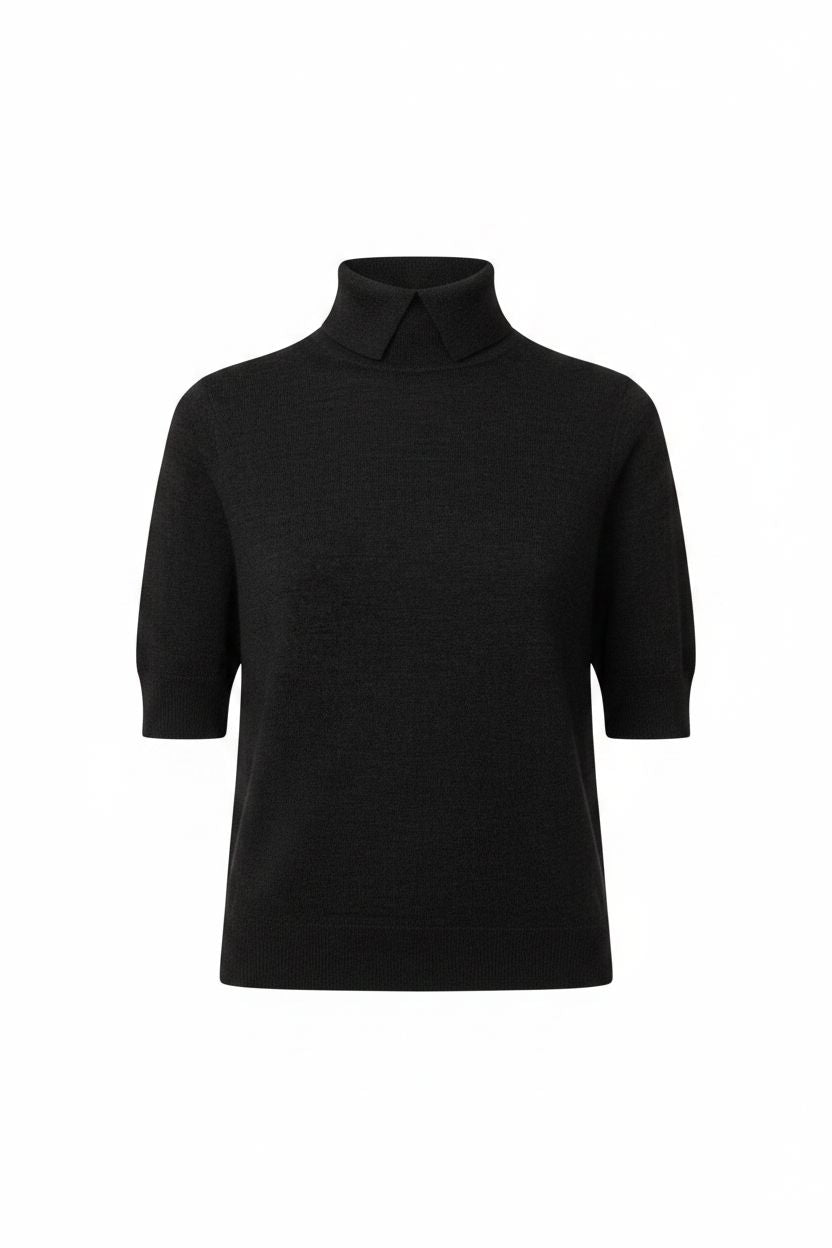 PERRY KNIT BLOUSE IN DARK GREY KNIT HERSKIND 