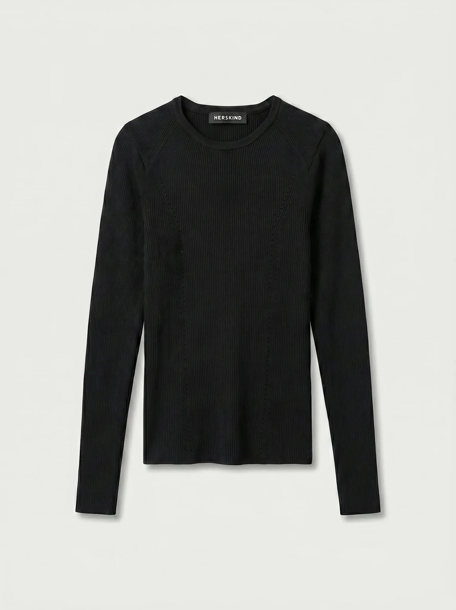 CAMIL KNIT BLOUSE IN BLACK KNIT HERSKIND 