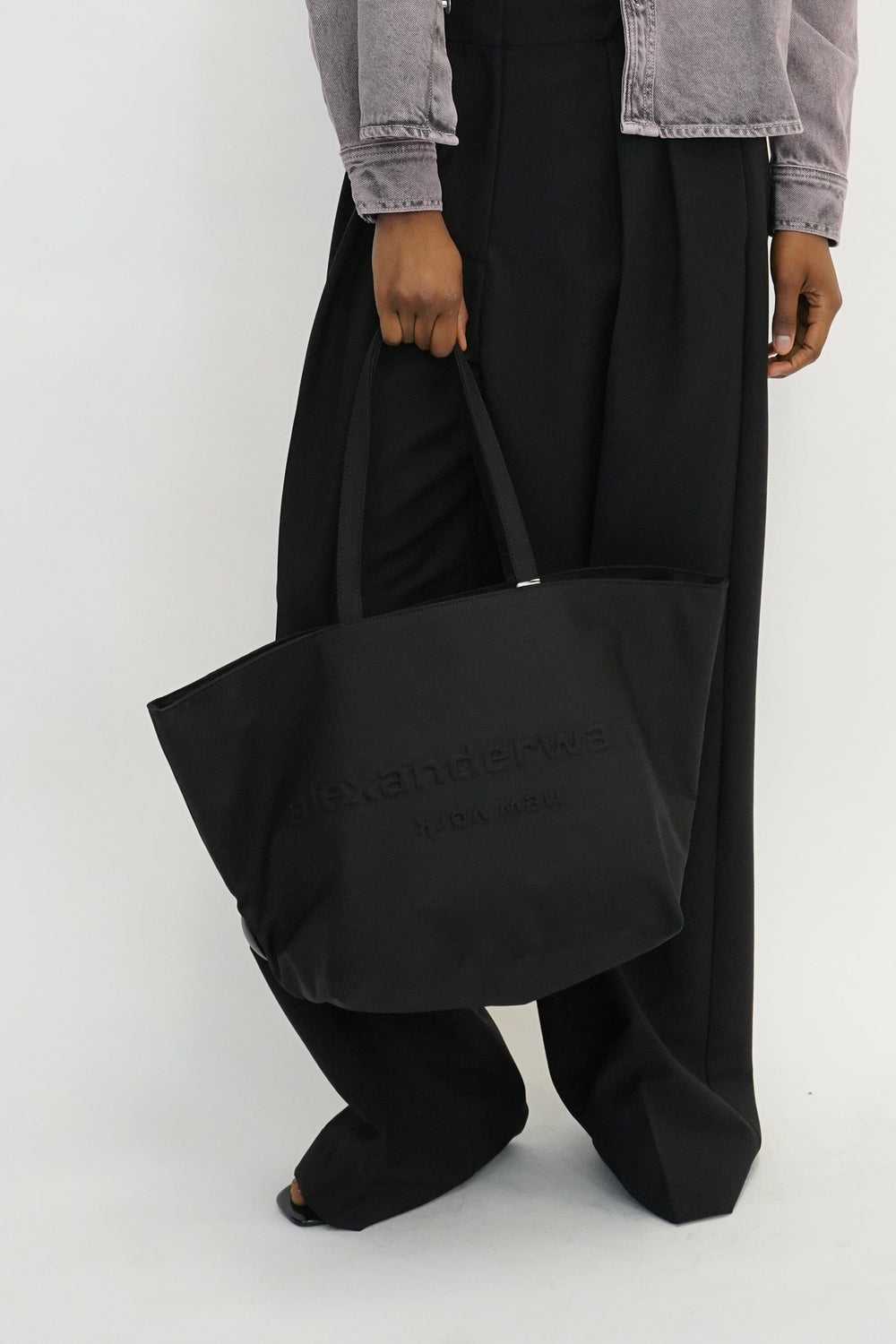 ALEXANDER WANG-PUNCH TOTE-BLACK BAG ALEXANDER WANG 