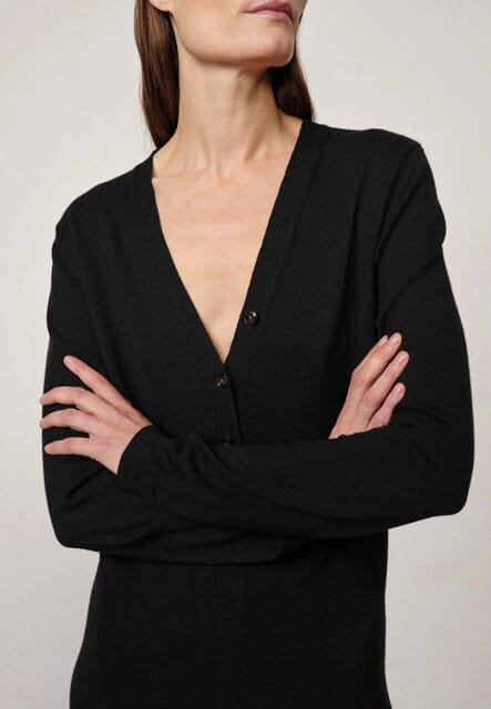 GRAHAM KNIT DRESS IN BLACK DRESS HERSKIND 