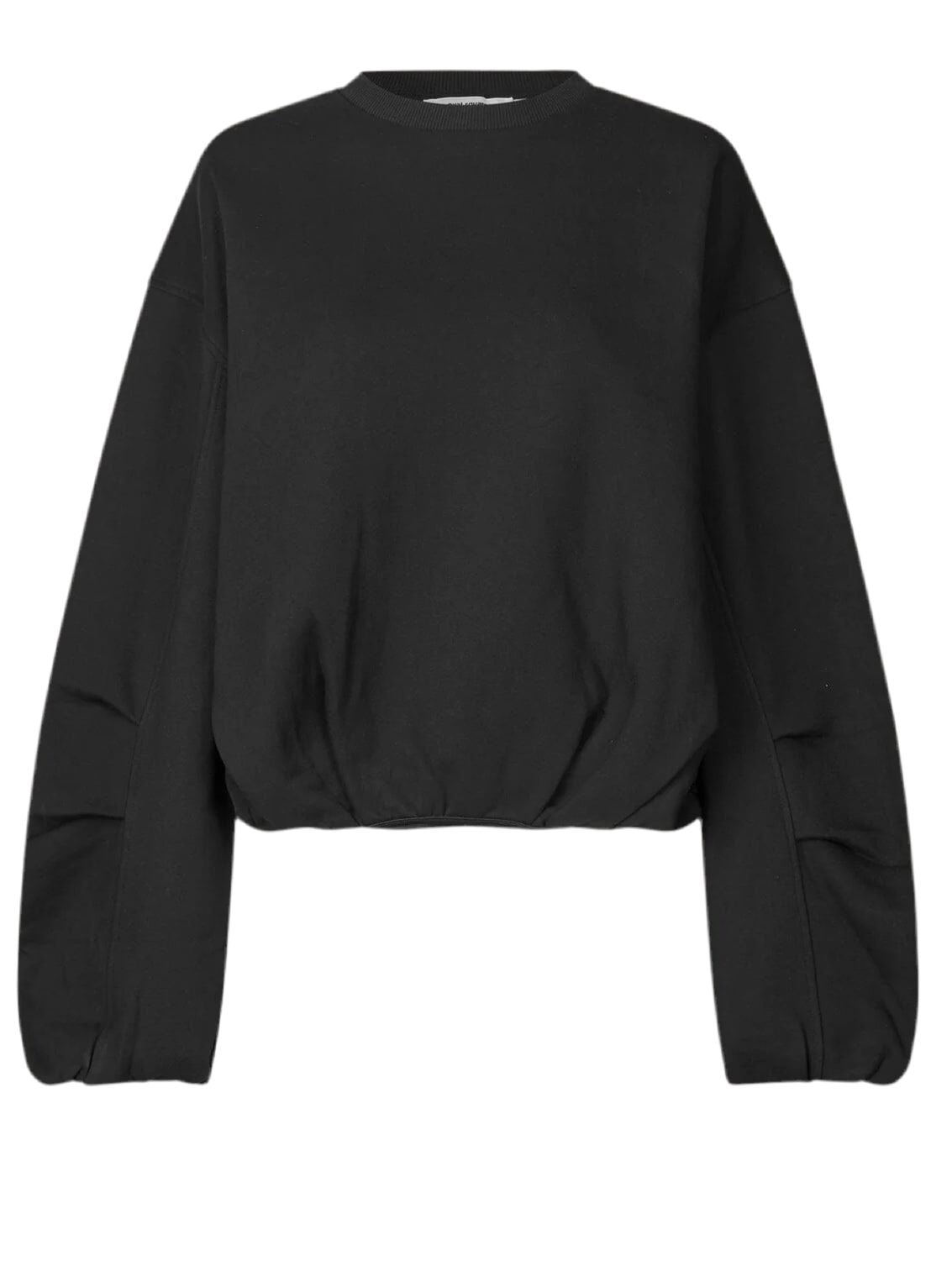 OVAL SQUARE-FIRST CREWNECK SWEAT-BLACK STONE SWEAT OVAL SQUARE 