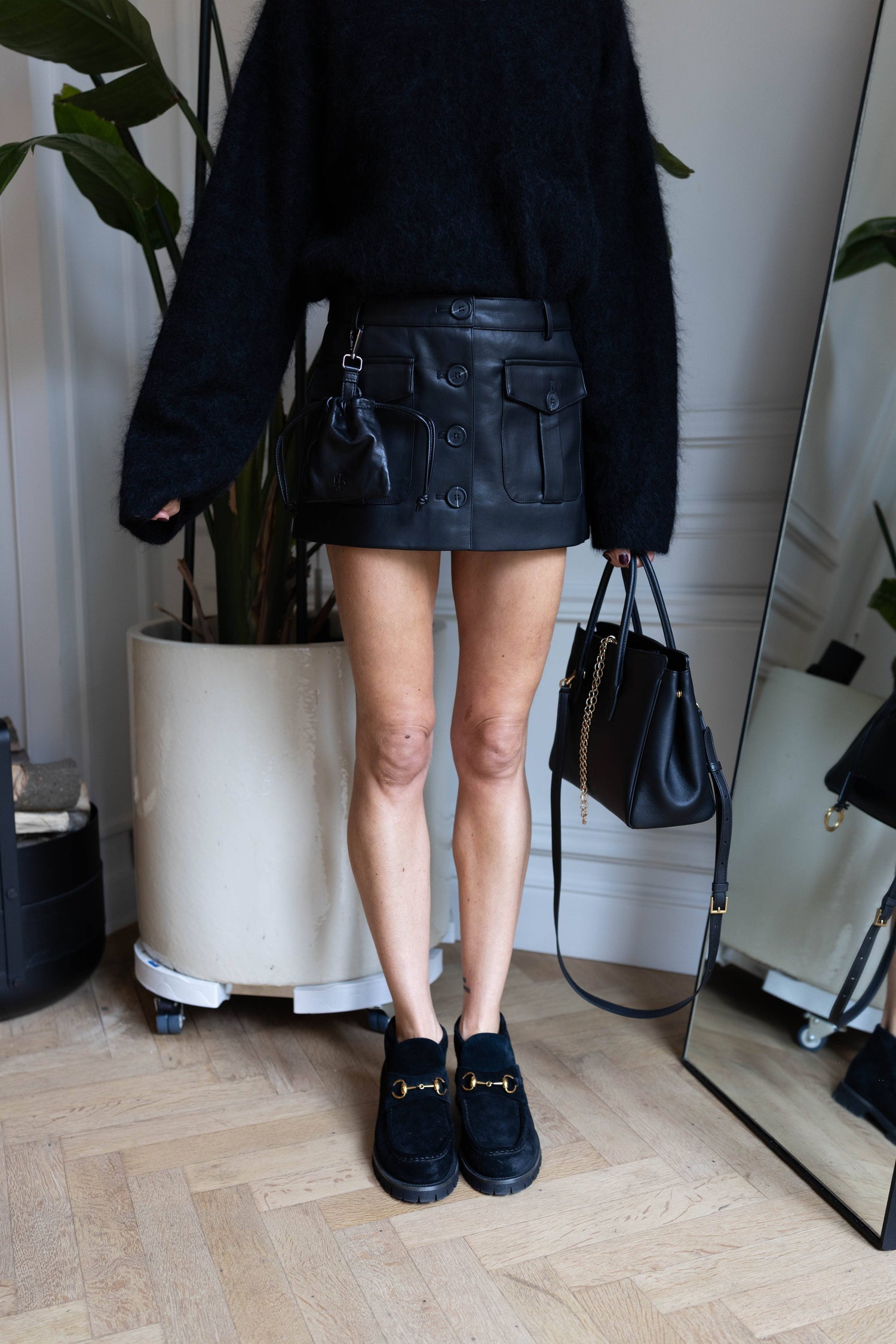 BROOKLYN SKIRT IN BLACK SKIRT THE GARMENT 