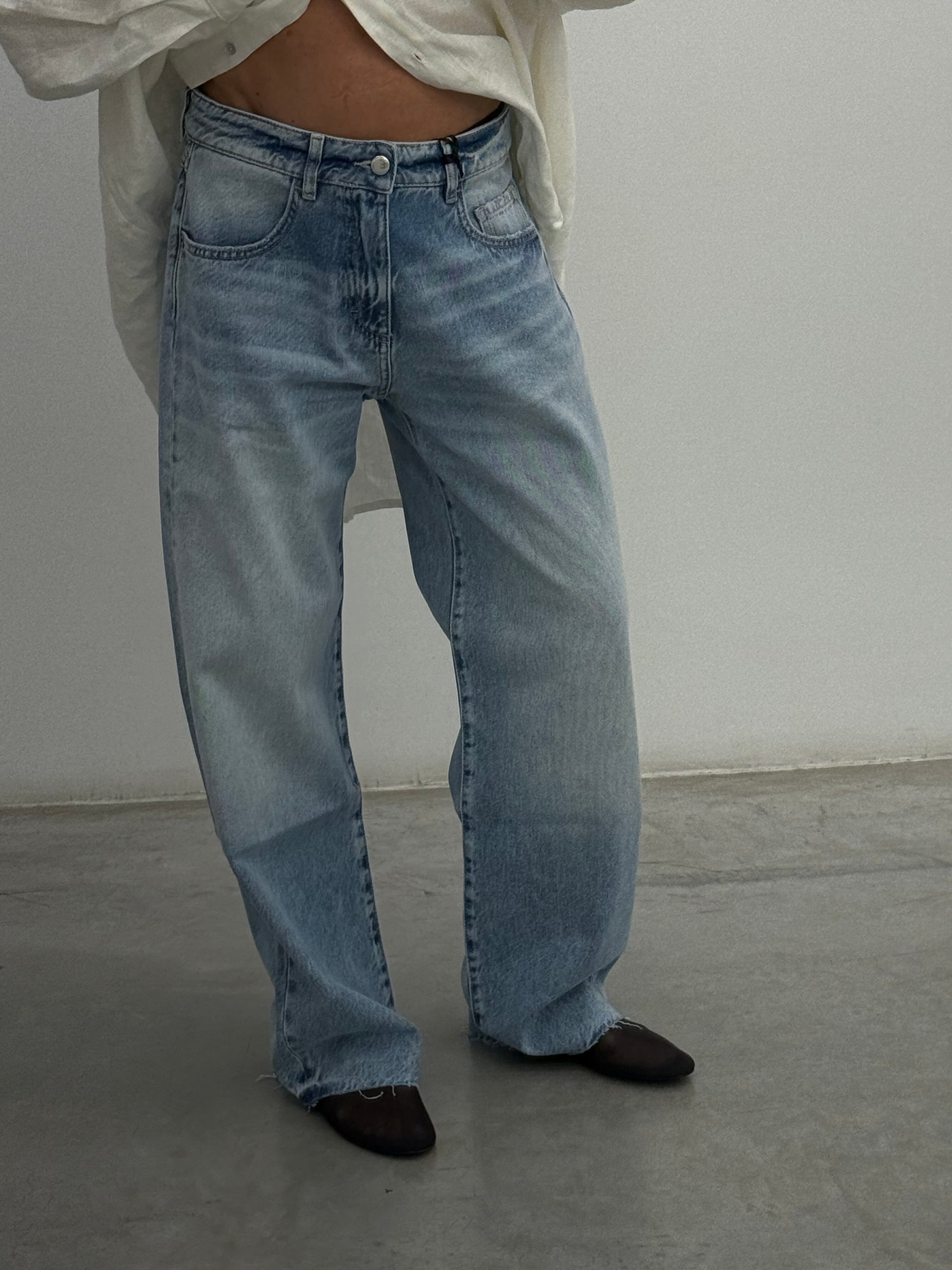 デニム・ジーパン ICON DENIM Women Denim Pants BEAGR1006 Grey ICON DENIM Straight-leg jeans for Women | Online Sale up to