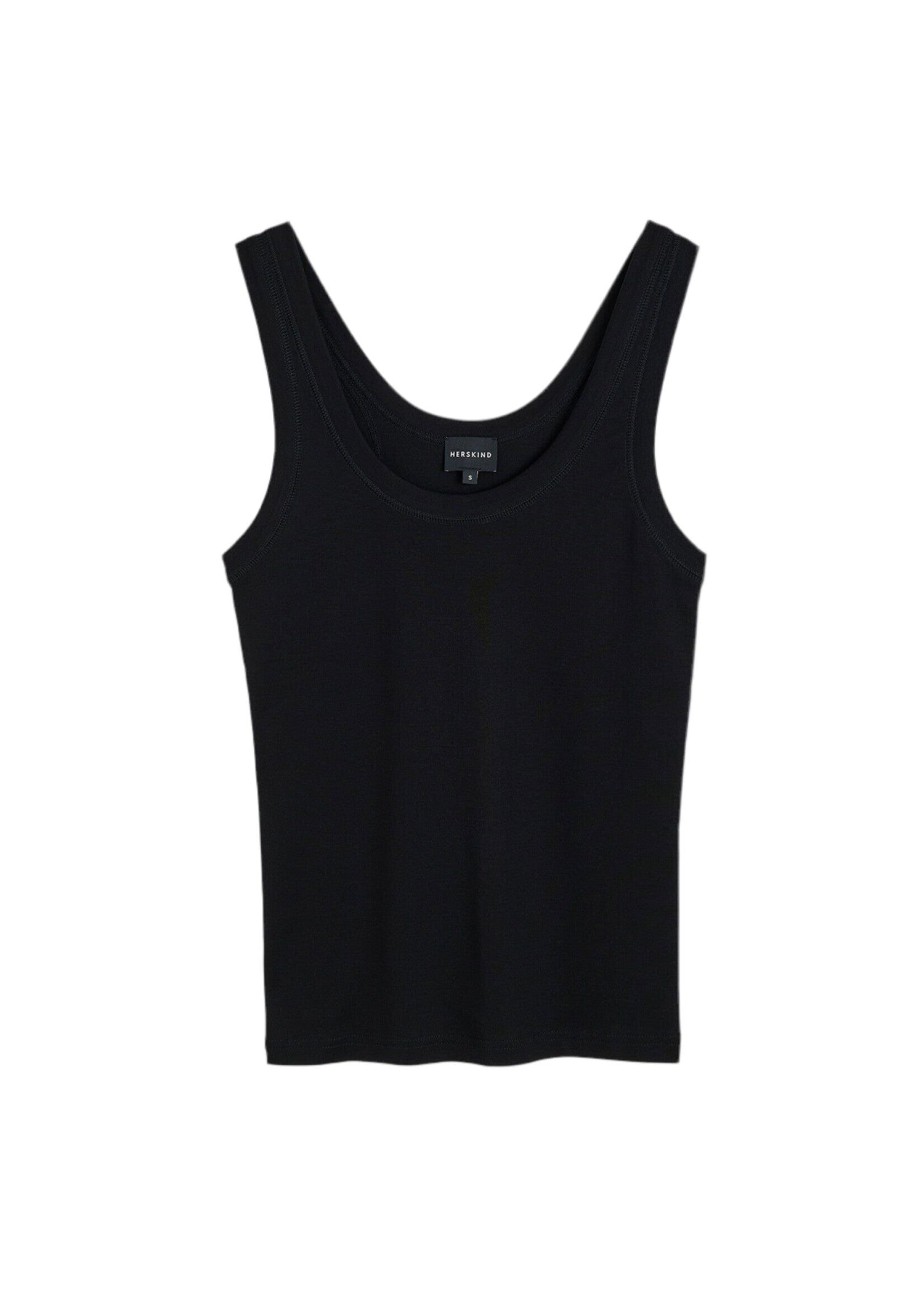 SANDRA TOP IN BLACK TOP HERSKIND 