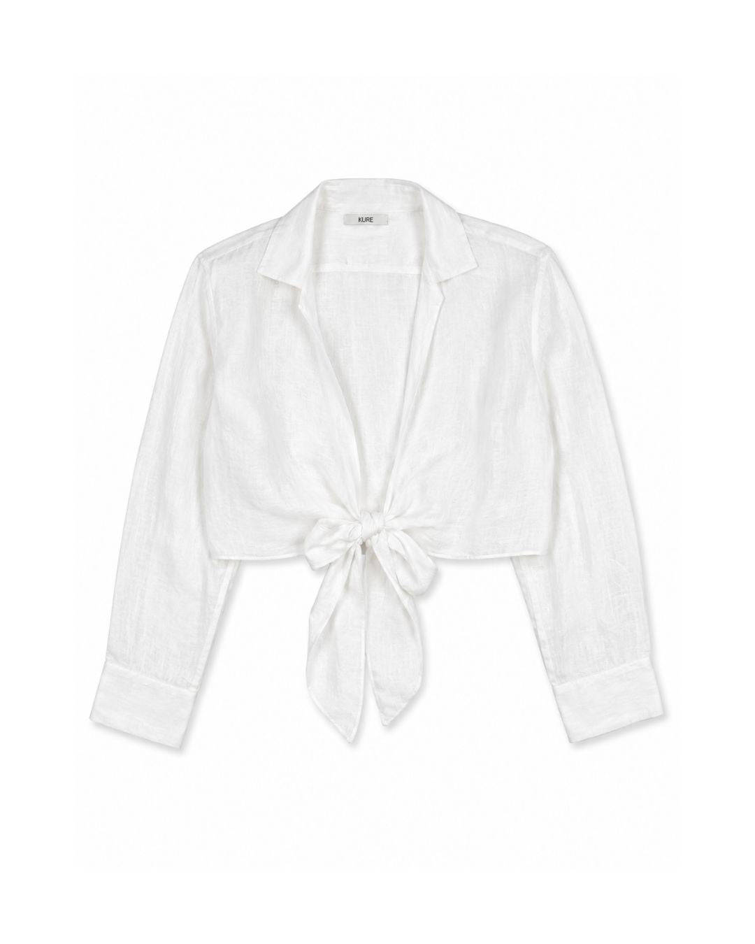 SOVO WRAP LINEN SHIRT SHIRT KURE 
