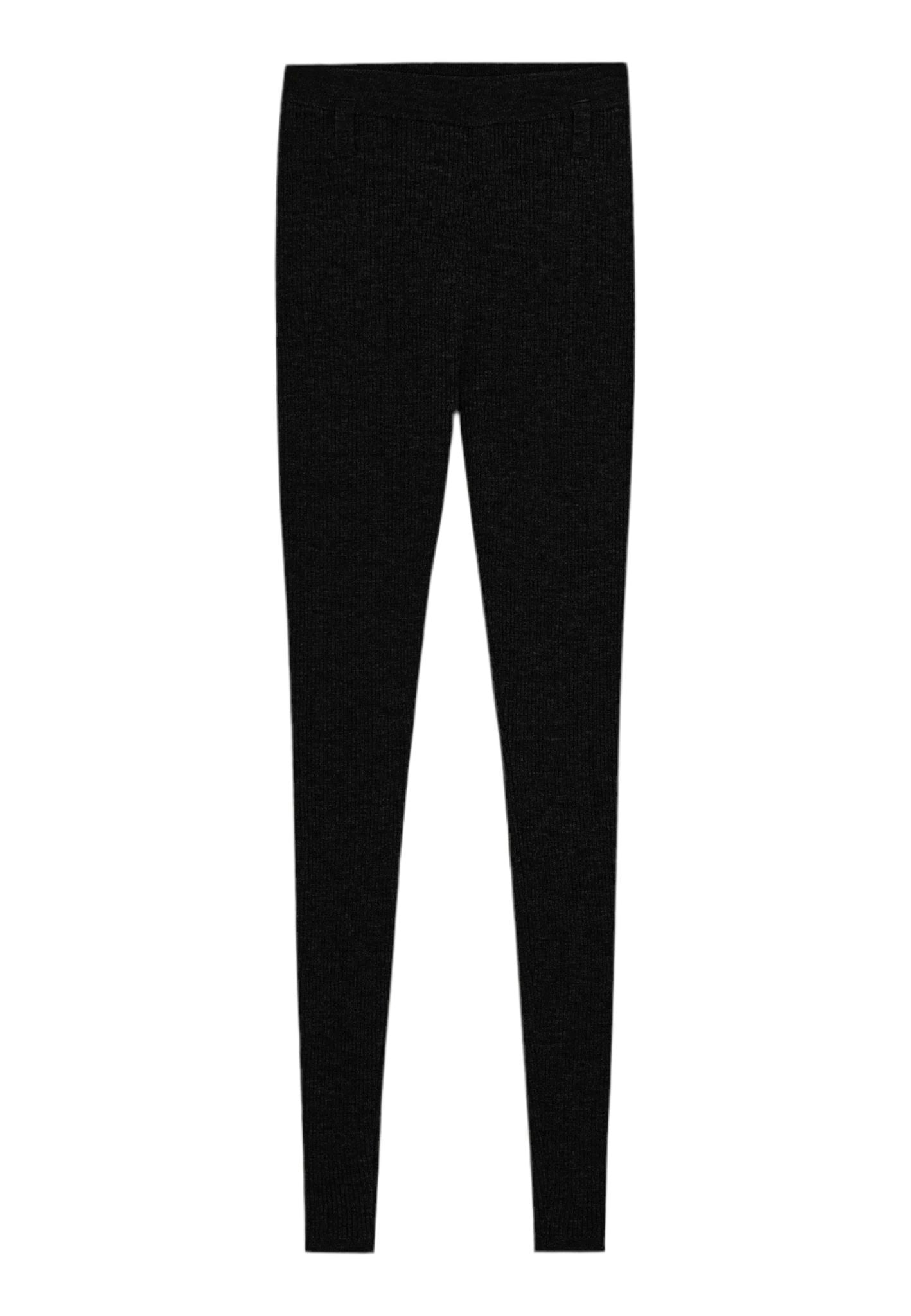 CARLOS KNIT LEGGINGS IN BLACK LEGGING HERSKIND 