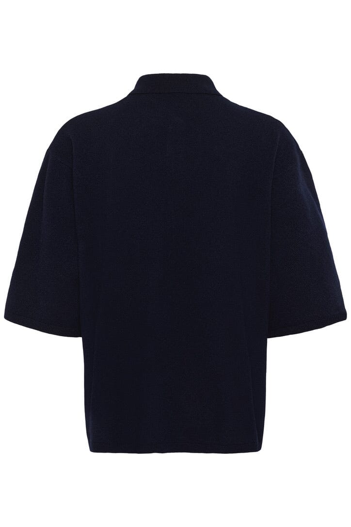 TALLA POLO PULLOVER IN BLACK PULLOVER GESTUZ 