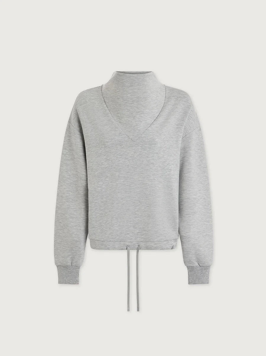 BETSY SWEAT IN LIGHT GREY MARL SWEAT VARLEY 