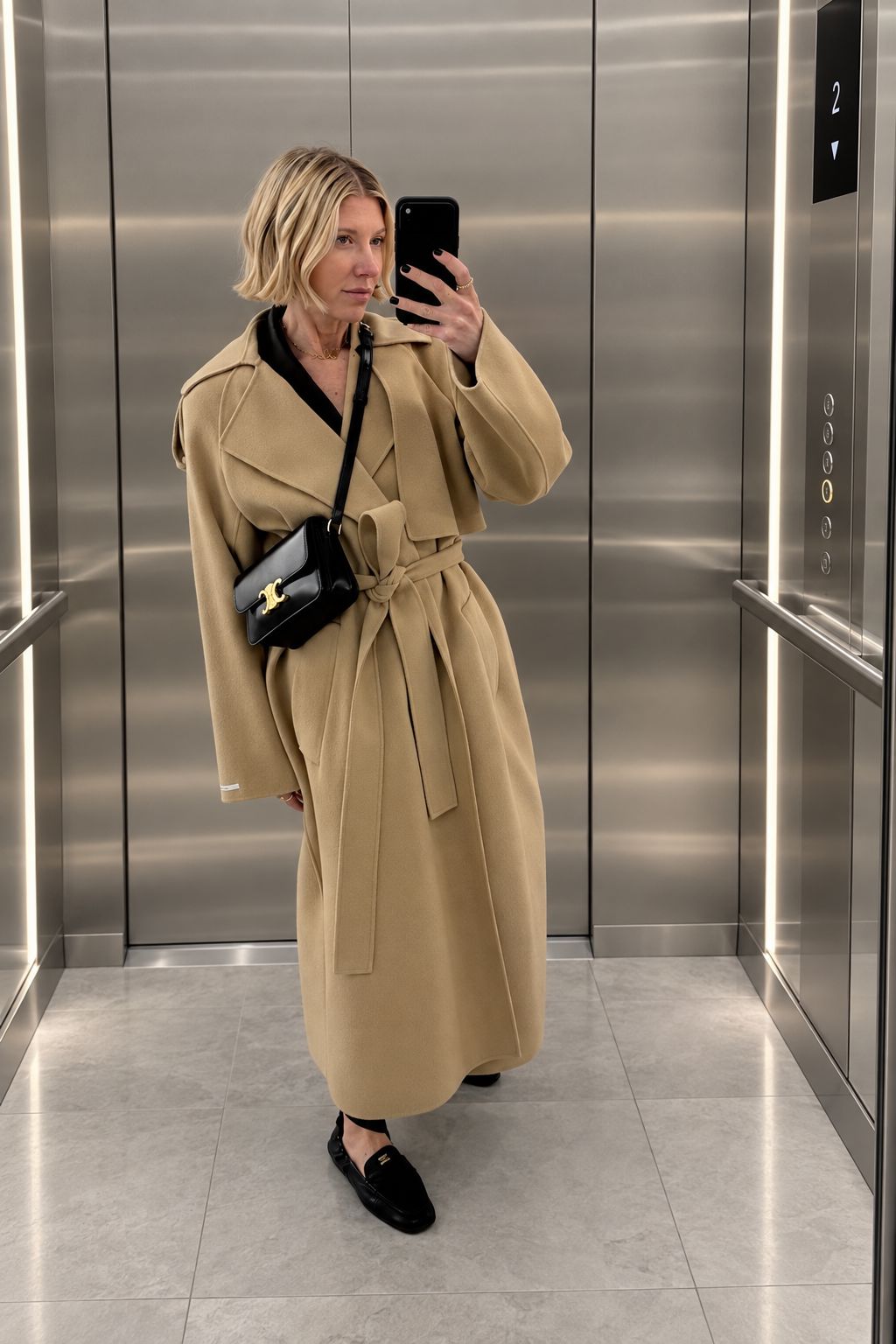 FIORE WOOL TRENCH COAT COAT SPORTMAX 