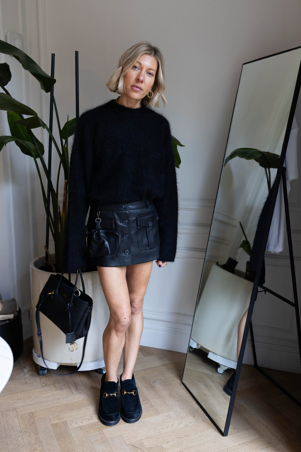 BROOKLYN SKIRT IN BLACK SKIRT THE GARMENT 