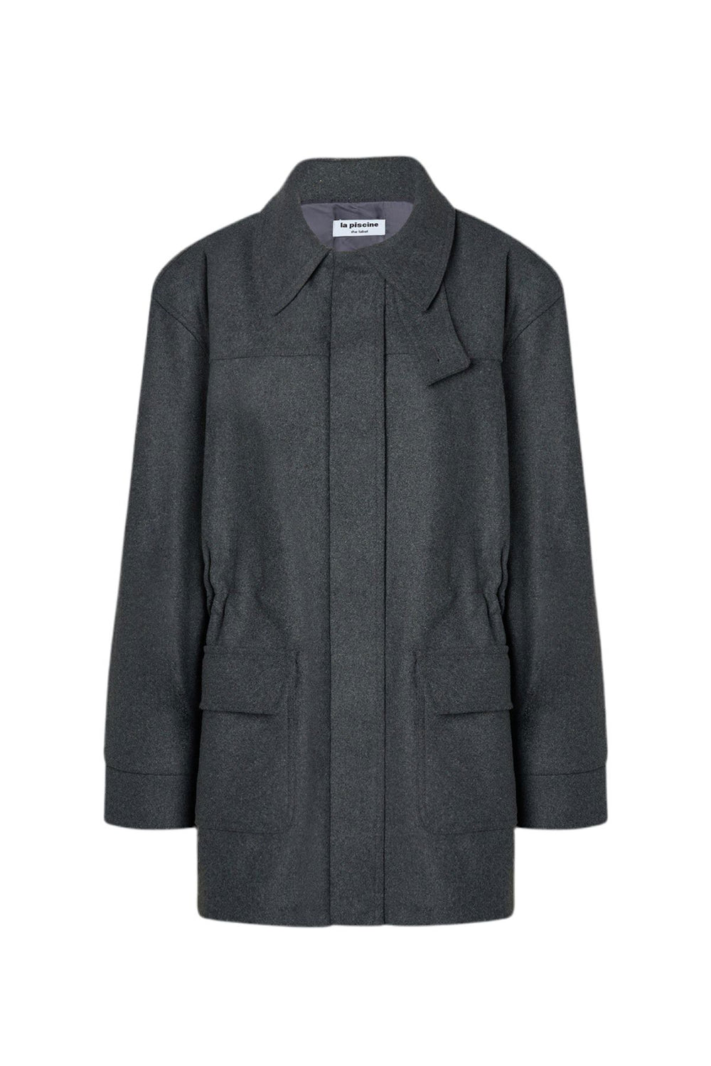 PARKA JACKET IN DARK GREY JACKET LA PISCINE 
