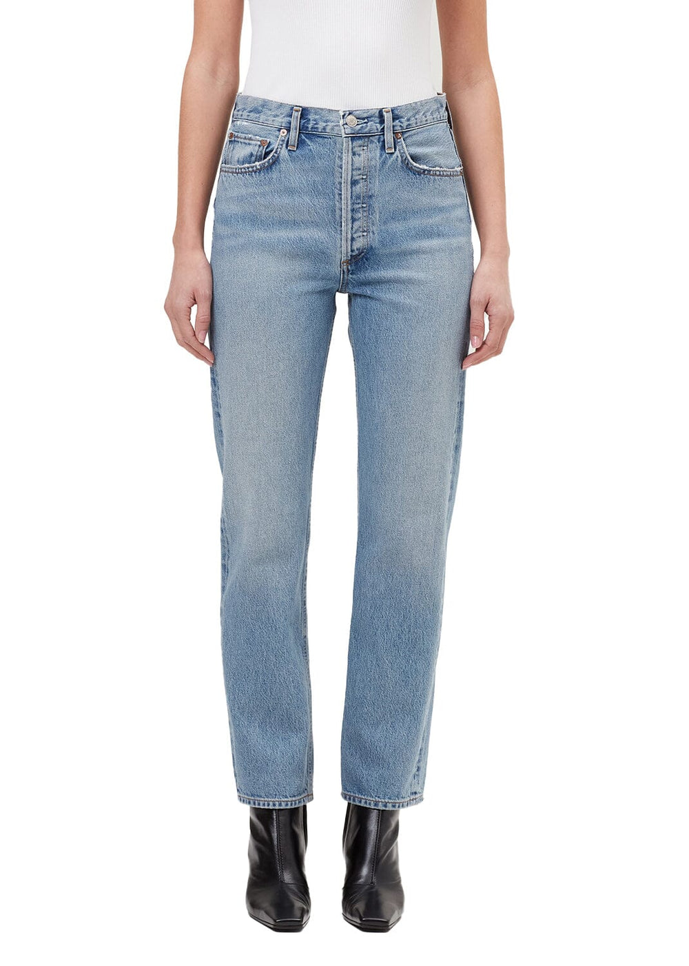 90’S PINCH WAIST JEAN IN STAGE JEANS AGOLDE 