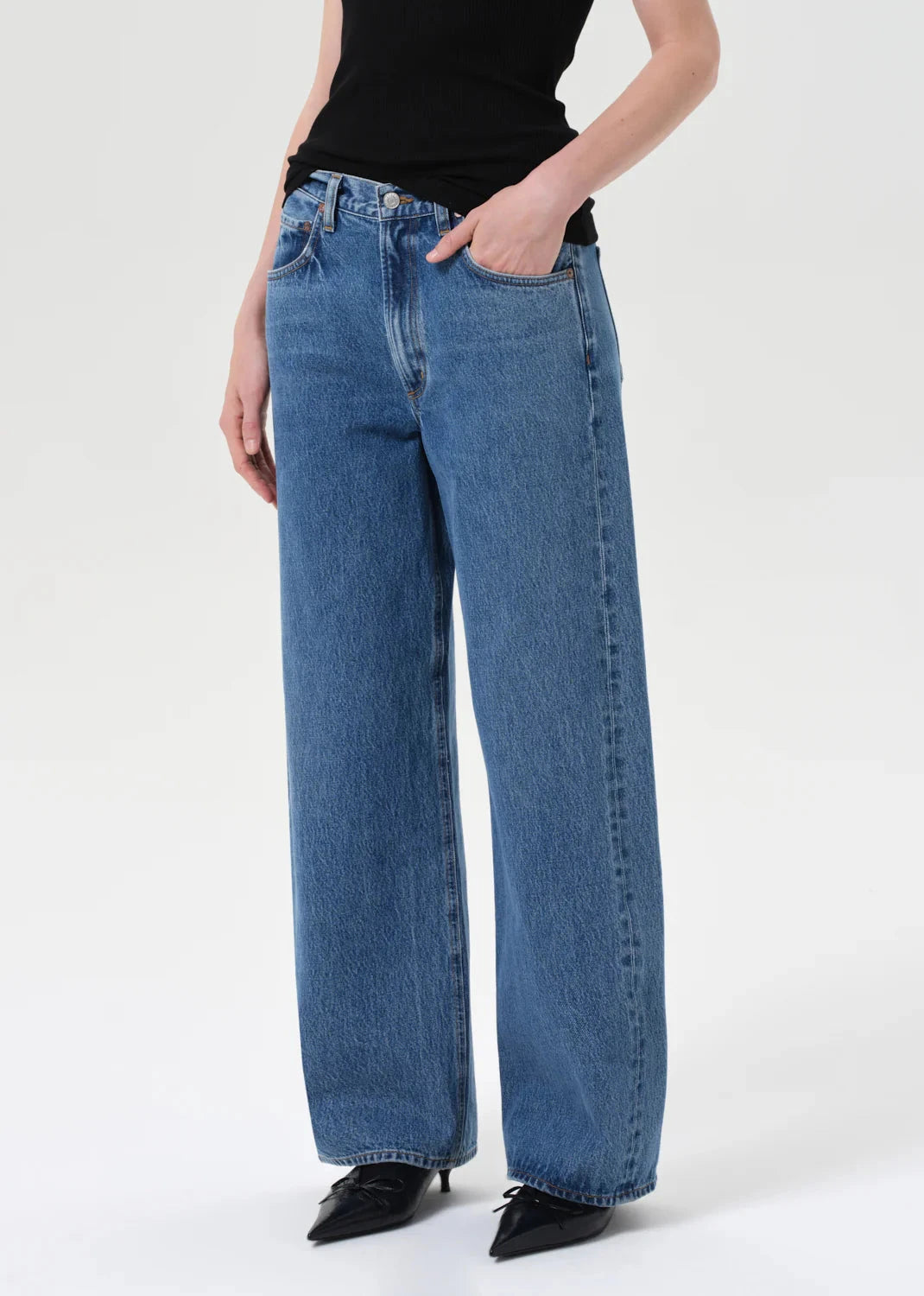 LOW CURVE JEAN IN MYTH JEANS AGOLDE 