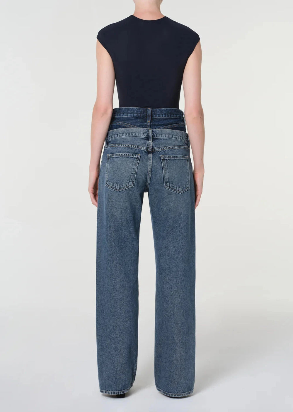 ELSON DOUBLE LAYERS JEANS JEANS AGOLDE 