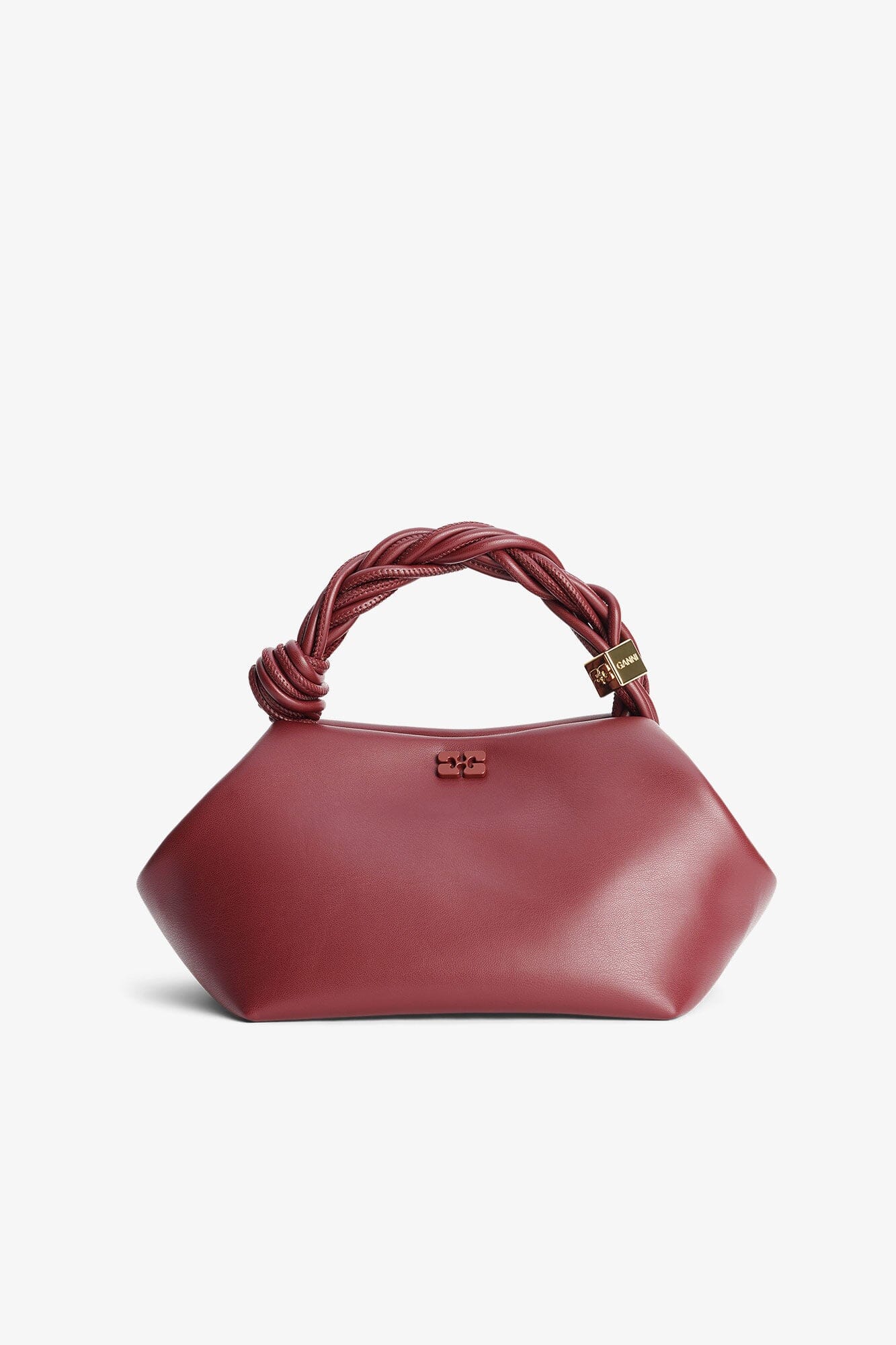 SMALL BOU BAG IN BURGUNDY BAG GANNI 