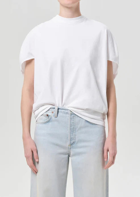 SOULINE T-SHIRT IN WHITE T-SHIRT AGOLDE 