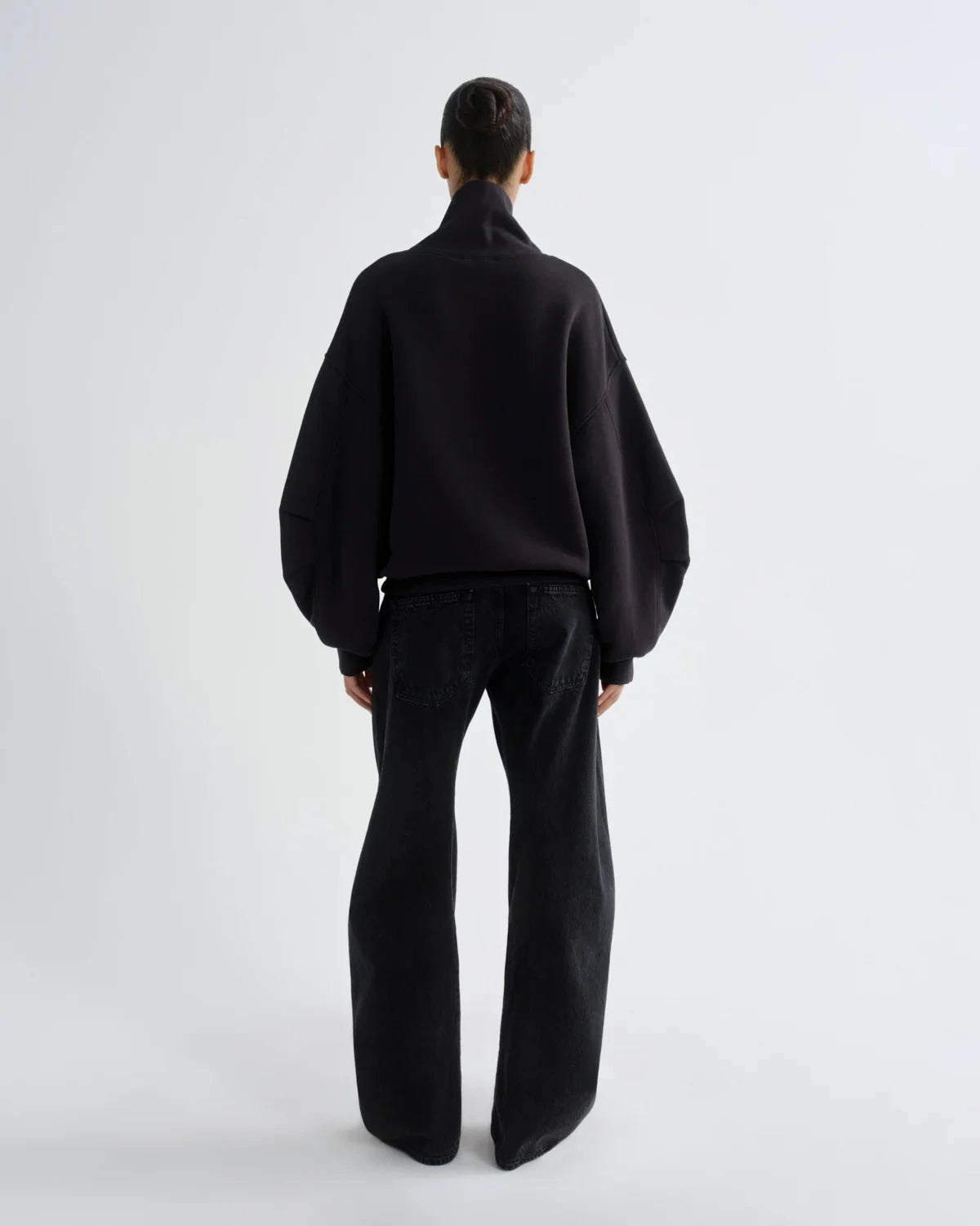 JENNING SWEATSHIRT IN BLACK SWEATSHIRT AGOLDE 