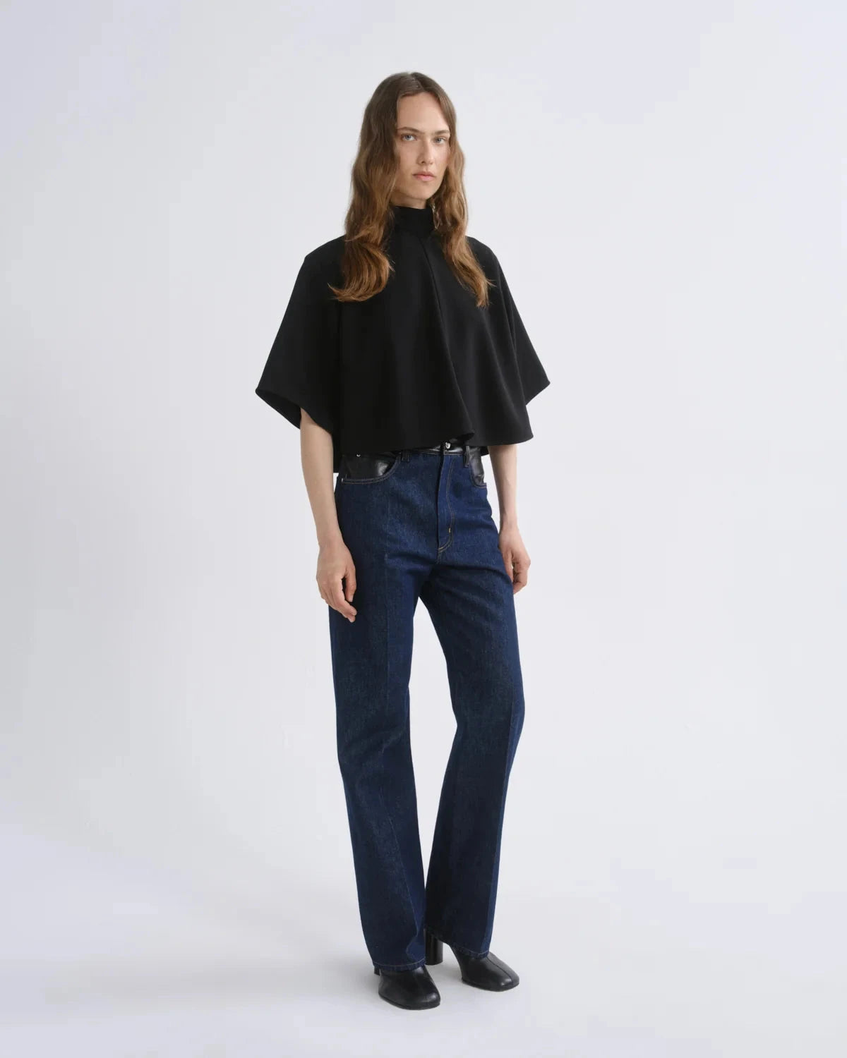 ROM TOP IN BLACK TOP AGOLDE 