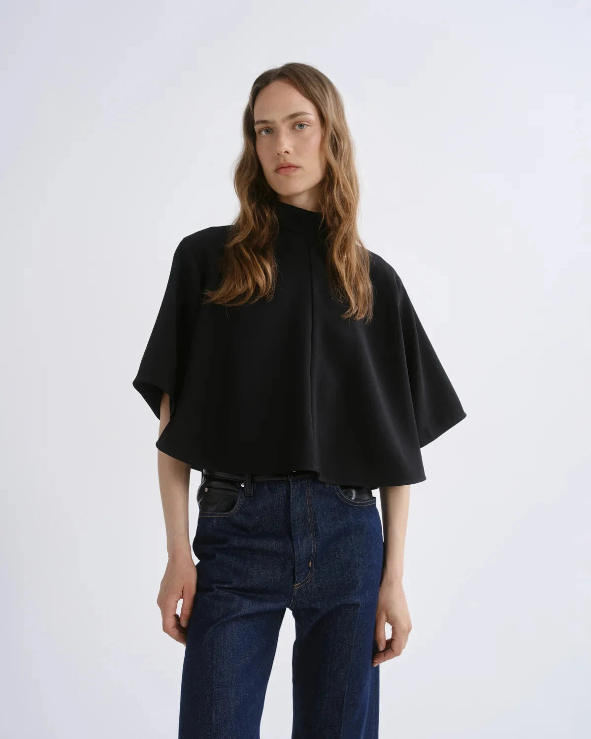 ROM TOP IN BLACK TOP AGOLDE 