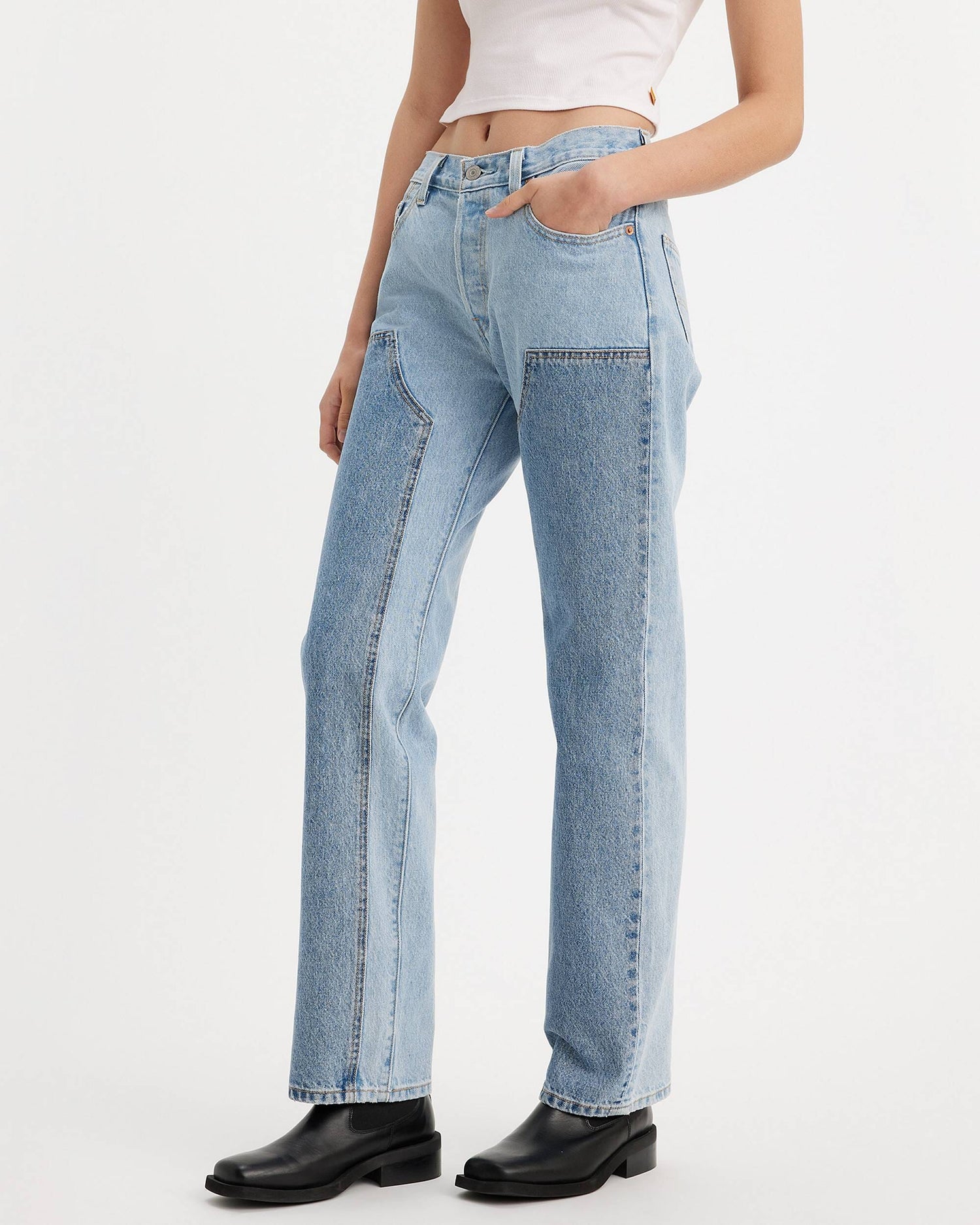 LEVIS 501 90S in CHAPS DONE AND DUSTED JEANS LEVIS 